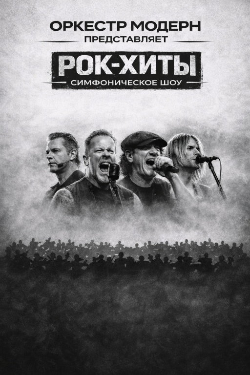 Рок-хиты vol.2 - симфоничекое шоу Оркестр "Модерн" — концерт, 04 апреля 2026 в 19:00