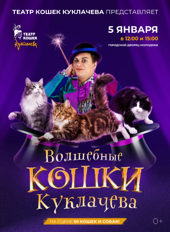 Волшебные кошки Куклачева — спектакль, 05 января 2027 в 15:00